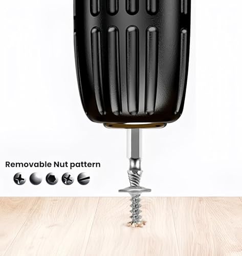 5 Piece Damaged Screw Extractor Set Professional Broken Bolt and Stripped Stud Remover Kit for Automotive and Home Repair