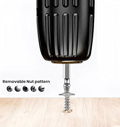 5 Piece Damaged Screw Extractor Set Professional Broken Bolt and Stripped Stud Remover Kit for Automotive and Home Repair
