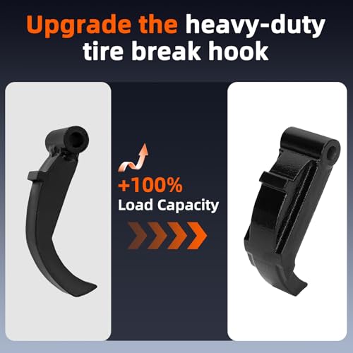 Heavy Manual Tire Bead Breaker with Handle Machine,38"-42" Tires Changer Tool with Rubber Pad, Protect Aluminum Alloy Hubs, Easy-Operated Tire Repair Tool for ATV/UTV Hydraulic Press Machine
