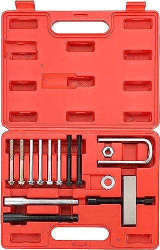 Car Steering Wheel Puller Compressor Remover Set | Automotive Steering Wheel Lock Plate Compressor Removal Tool Kit, for Most Cars, SUVs and Light Trucks