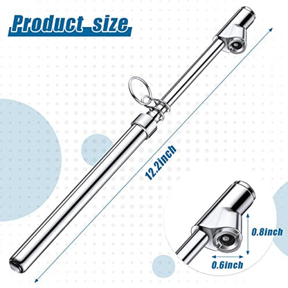 Tallew 10 Pack Dual Head Tire Pressure Gauge Heavy Duty Air Pressure Tire Gauge for Auto Truck Car RV Van Gage Range 10-150PSI, 1-10Bar (Silver) - color: Silver