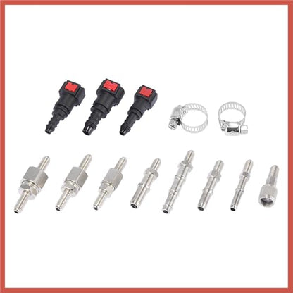 ACROPIX Fuel Injection Systems Cleaning Tools Car Fuel System Cleaner Kit for Petrol EFI Throttle Car Engine Non-Dismantle Cleaner Machine Fuel Injector Cleaner 600ML 140PSI C80 Car Parts
