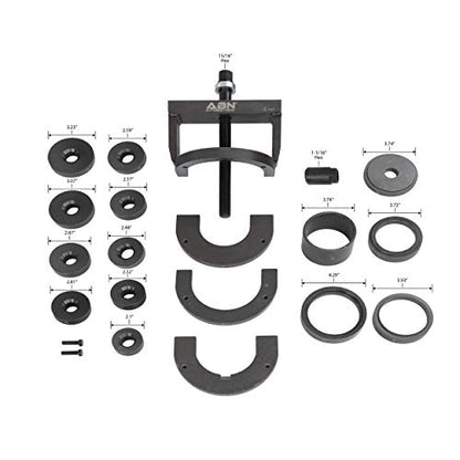 ABN Wheel Bearing Puller Kit Hub Removal Tool, Wheel Bearing Tool - Independent Suspension Roll Ball Bearing FWD RWD AWD