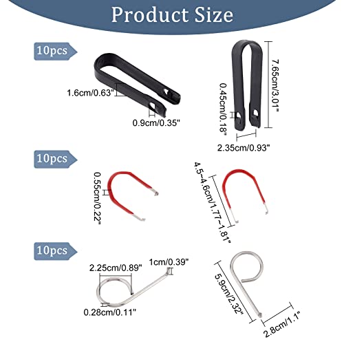 SUPERFINDINGS 30PCS 3 Styles Wheel Lug Cap Cover Removal Tool Set Car Wheel Hub Bolt Nut Cover Removal Tool Nut Caps Lug Puller Bolt Cap Removal Tool Hook Replacement for BMW Mercedes Mini Tesla VW