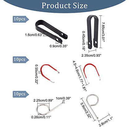 SUPERFINDINGS 30PCS 3 Styles Wheel Lug Cap Cover Removal Tool Set Car Wheel Hub Bolt Nut Cover Removal Tool Nut Caps Lug Puller Bolt Cap Removal Tool Hook Replacement for BMW Mercedes Mini Tesla VW