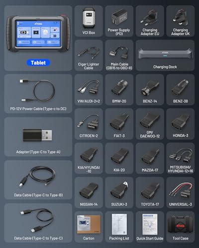 XTOOL IP919 MAX J2534 OBD2 Scanner, ECU Programming Scan Tool, Topology Map, 51+Resets, ECU Coding, Upgrade of IP919 PRO, FCA/CAN FD/DoIP, Full System Automotive Bidirectional Scanner, 3-Y Update