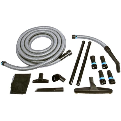 Quick Click Multi-Brand Power Tool Dust Collection Adapter Set and Full Cleanup Vacuum Accessories with 30 Ft. Hose for Home and Shop Wet/Dry Vacuums - size: 30 Ft.