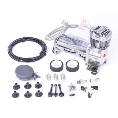 Ultra Quiet Air Compressor, 300PSI 1/4 NPT Super Silent 69DB Truck/Car Train Horn/Suspension/Ride/Bag kit/System and All 12v Vehicles like Semi/Pickup Trucks Silver - color: Silver 1/4