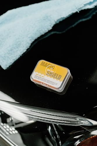 Magic Shield Clay Bar Triple Pack - 100g Each of Light, Medium & Heavy-Duty Clay Bars for Car Detailing - Deep Cleaning & Shine Restoration with Magic Clay Bars for Professional Auto Detailing - size: Triple clay bars w/o spray