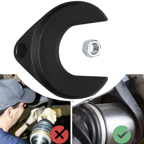 48mm Inner CV Axle Puller Removal Tool-CV Joint Fork Removing Adapter,for Most Vehicles,Fix Damaged CV Joints-Front Wheel Drive Axle Pulley Attachment, Fits Slide Hammers with 5/8-inch x 18 Threads