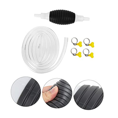 1set Car Transfer Siphon Pump Kit Hose Hand Pump for Easy Liquid Transfer for Gas Oil and Water Situations