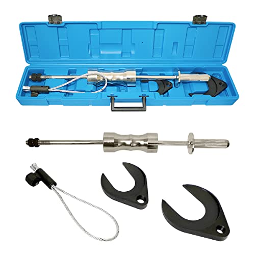 CMTOOL CV Axle Removal Tool Kit, 10 Pounds, Heavy Duty Slide Hammer Puller Set with 63mm&48mm CV Joint Fork Removing Adapter