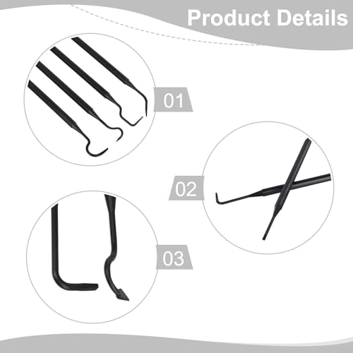 Double-End Nylon Detailing Picks Set for Car Vent Cleaning Tools Interior Gap Auto Upholstery Cleaner Dashboard Dust Remover Emblem Plastic Safe Scraper Air Vents