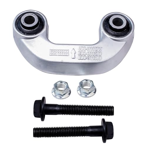 Detroit Axle - Front Struts Sway Bars for 2005 2006 2007 2008 Audi A4 Quattro [B7 Chassis] Struts with Coil Spring Assembly Sway Bar End Links Replacement Suspension Kit - size: 4QS54025/Sway Kit