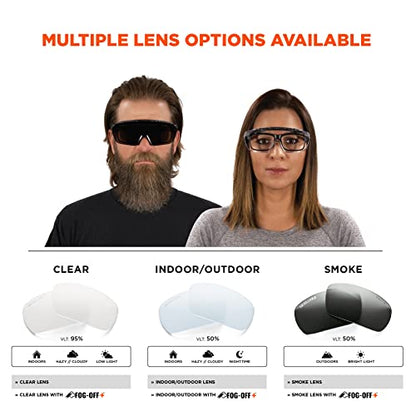Ergodyne Skullerz OSMIN Safety Glasses, ANSI Z87.1 - color: In/Outdoor Lens