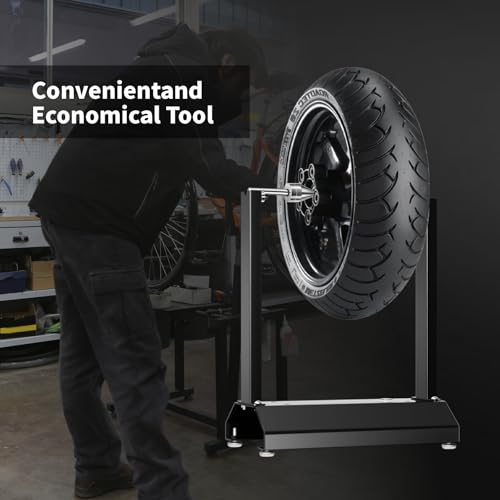 Motorcycle Wheel Balancer - Tire Balancer Stand for Static and Dynamic tire Alignment for Most Motorcycles and Off-Road Bikes, Sport Bikes