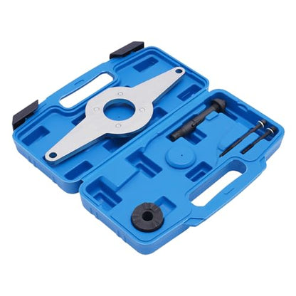 YIYIBYUS Vibration Damper Holding Tool Crankshaft Pulley Removal Shock Absorber for Audi Vw Skoda 1.8l 2.0L 4V Tfsi EA888, Vibration Damper Assembly Replace T10531