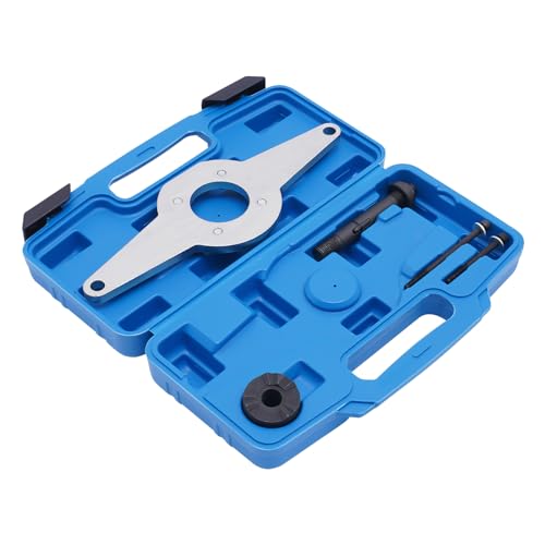 YIYIBYUS Vibration Damper Holding Tool Crankshaft Pulley Removal Shock Absorber for Audi Vw Skoda 1.8l 2.0L 4V Tfsi EA888, Vibration Damper Assembly Replace T10531