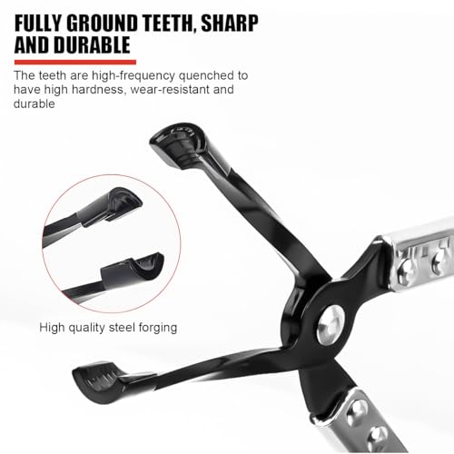 11PCS Car Valve Stem Seal Remover and Installer Tool Kit, Vehicle Valve Stem Seal Disassembly Plier with Drive Handle Socket Adapter, Auto Repair Maintenance Tool, Fit Most Engines