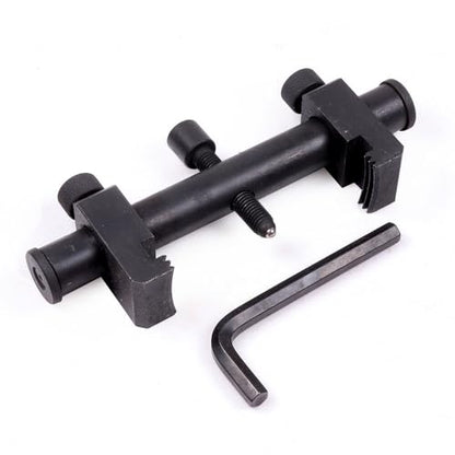 Ribbed Drive Pulley Puller Universal Carbon Steel Crankshaft | Remover Tool with Hex Allen Key Adjustable Auto Repair Tool for Air Conditioning Units Water Pumps
