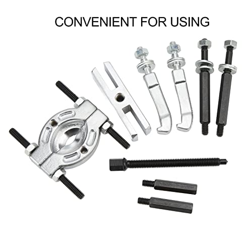9Pcs Bearing Separator Puller Set, Portable Bearing Disassembly Tool Kit, Metal Bearing Separator Tool, Easily and Efficiently Disassemble Bearings