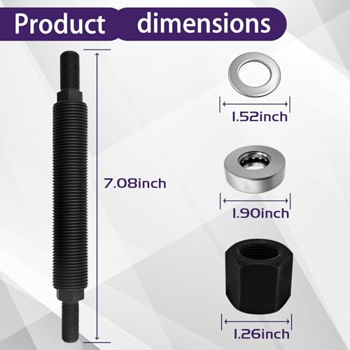 66515 LS Harmonic Balancer Installation Tool Kit for Chevy SBC BBC Engines– Effortless and Secure Crank Installation