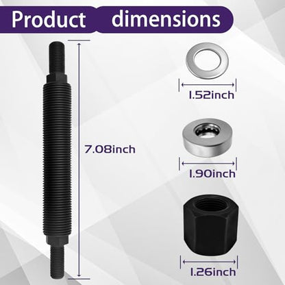 66515 LS Harmonic Balancer Installation Tool Kit for Chevy SBC BBC Engines– Effortless and Secure Crank Installation