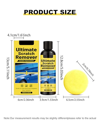 NanoPolix Scratch Remover,2026 New Scratch Remover for Vehicles,Quick Fix Removal Paste for Deep Car Scratch Remover,All Paint Colors Polishing Kit Quick Repair Scratches and Restore Shine (1 Set)