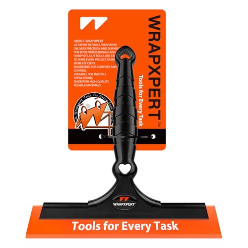 WRAPXPERT Window Tint Squeegee 8.3-Inch Silicone Squeegee for Car Windows, Window Tint Tool Kit for Windshield, Side Mirror, Shower Glass, and House Windows/Door Cleaning - color: 1 Pack