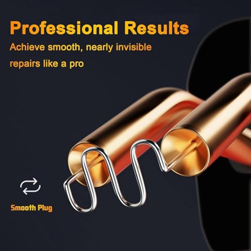 220W Plastic Welder, 2000PCS Staples Plastic welding Kit, Custom Carry Case Plastic Welder Kit, Super Powerful Fast Precise Portable Plastic Repair Kit, Hot Stapler Bumper Repair Kit - color: Black
