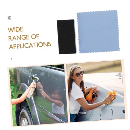 1 Set Tire Shine Applicator Sponge Kit Waxing Pad Cloth for Polishing Durable Multi Functional Tire Dressing Tools for Car Detailing Glossy Finish