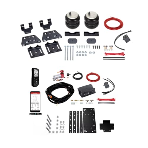 TrendsAuto Firestone Airide Rear Ride-Rite Air Spring Kit and Dual Path Standard Compressor Kit fits 2024-2025 Tacoma 4WD w/o In-Bed Hitch | Easy Installation | Includes TrendsAuto Decal - size: Dual Path