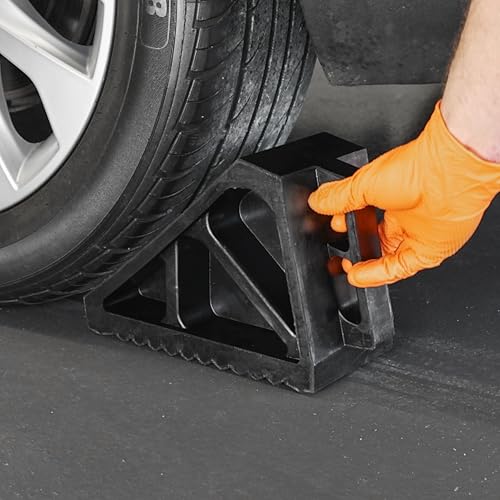 Sealey Wc02 Rubber Wheel Chocks 3.3Kg - Pair - size: 2.9Kg