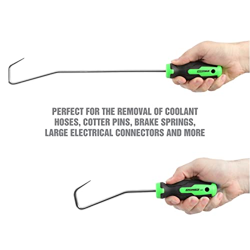 OEMTOOLS 26519 5 Piece Hose Remover Set, Cotter Pin Removal Tool, for Radiator Line and Heater Hose Removal, Coolant Hose Remover, Black and Green