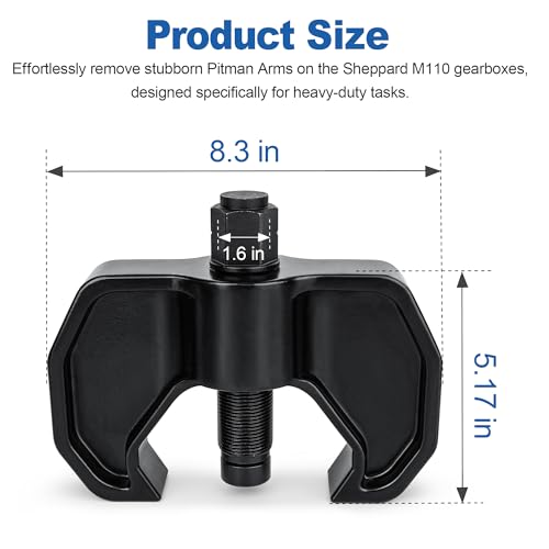 10389 Pitman Arm Puller for Sheppard M110 | for use with Commercial Heavy Duty Trucks & Equipment, Pitman Arm Tool Compatible With Class 6 – 8 Transportation Trucks