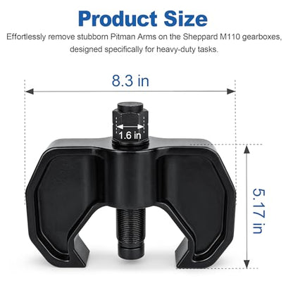 10389 Pitman Arm Puller for Sheppard M110 | for use with Commercial Heavy Duty Trucks & Equipment, Pitman Arm Tool Compatible With Class 6 – 8 Transportation Trucks