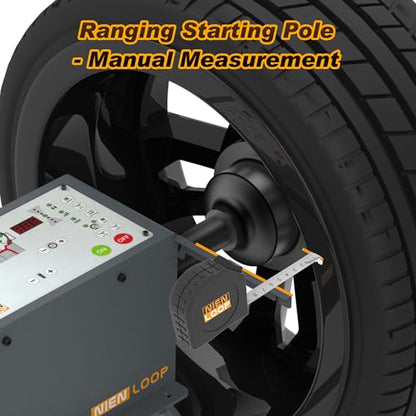 Manual Wheel Balancer Machine, Portable Wheel Balancing Tool Charged by USB