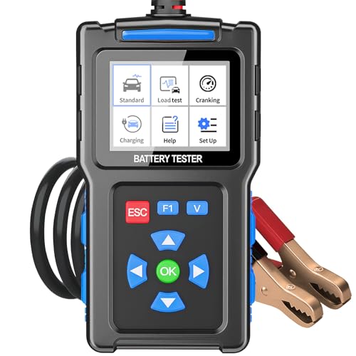 Battery Load Tester 12v Automotive, 20-2000 CCA Car Battery Tester and Alternator Tester for 24V Vehicles, BT300 - style: BT300