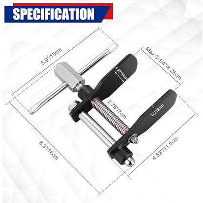 NYXOVA Disc Brake Pad Installation Spreader Caliper Piston Spreader Tool, Motorcycle Brake Calliper Compressor Tool