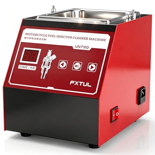 UNT50 Fuel Injector Cleaner Machine, Ultrasonic Pulse Cleaning System | Easy One-Touch Operation, On-Car & Bench Cleaning, 1300ml Stainless Tank, for Cars, Motorcycles & Marine, Gasoline & Diesel
