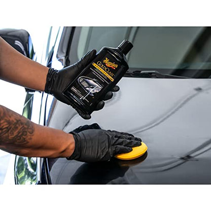 Meguiar's Gold Class Carnauba Plus Premium Liquid Wax Kit, Car Detailing Kit with a Pure Carnauba Wax Blend & Foam Applicator Pad for Keeping Glossy Paint Protected Like a Pro,16 Oz Bottle (Pack of 2) - size: 16 Fl Oz (Pack of 2)