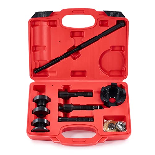 Orion Motor Tech Wheel Bearing Puller Tool Kit Compatible with Harley Davidson Motorcycles, Wheel Bearing Removal & Installation Tool for 3/4" 1" 25mm Bearings, 18pc Harley Wheel Bearing Tool | Wheel Bearing Remover Installer Tool Set for 0.75" 1" 25mm Be