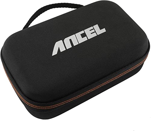 ANCEL Protective Case Storage Bag for OBD2 Scanner Code Reader Diagnostic Scan Tool Battery Tester - color: Black