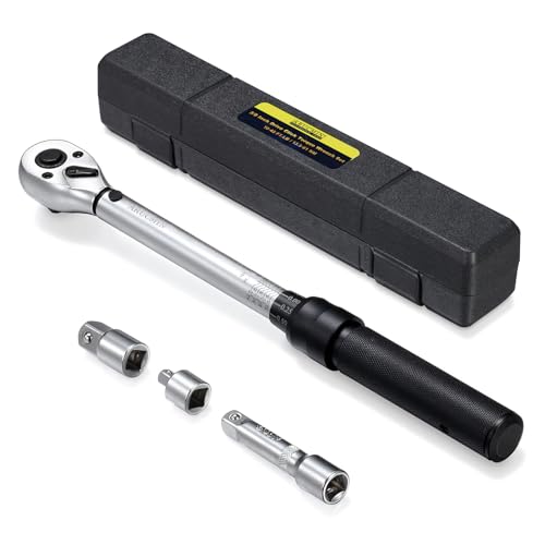 3/8-Inch Drive Click Torque Wrench (10-45 ft.-lb./13.5-61Nm) Dual-Direction Adjustable Torque Wrench Set - size: 3/8" Drive 10-45 ft.-lb/13.5-61 Nm