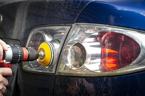 Glass Polish DIY Headlights Restoration and Polishing Kit – Permanent Headlight & Tail-Light Restoration, Restores As-New Condition and Guards Against Future Damage - GP31016