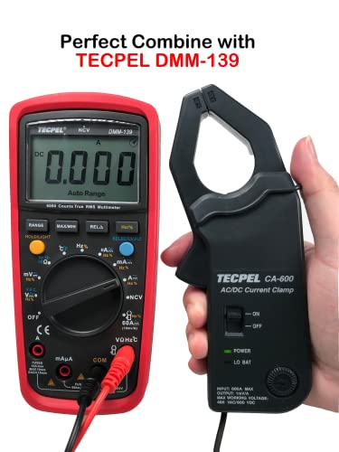 TECPEL CA-600 AC/DC Current clamp Transmitter Probe 600A