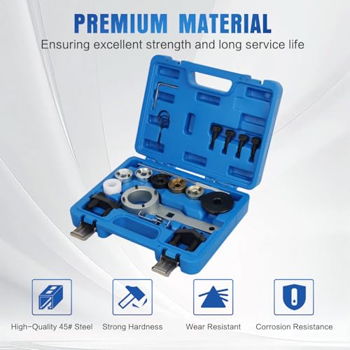 GOOACC Engine Timing Tool Kit, 20PCS Camshaft Crankshaft Timing Tool Set Compatible with Audi VW VAG 2006-2018 EA888 1.8 2.0 TSI TFSI Engines Replace T10355 T10060A T10352 T10368 T40011 T40196 T40267 - size: 20PCS Kit