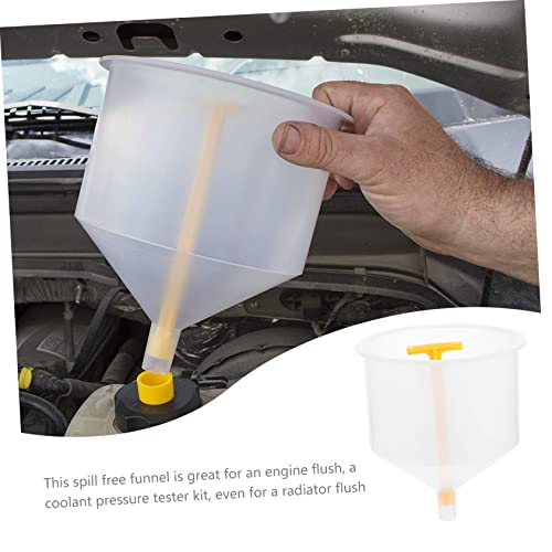 ULTECHNOVO 1set Spill Coolant Filling Funnel Kit Radiator Tool for Automotive Fluids Coolant Filling Kit for Easy and Clean Pouring
