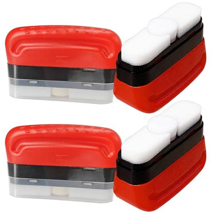 Automotive Oil Film Cleaning Brush - Reusable Glass Cleaning Board Car Windshield Glass Oil Film Remover Brush for Windows - Antifog Glass Coating for Windshield Improves Clarity and Visibility (4PCS)
