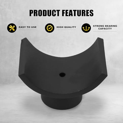 RYANSTAR RACING 3" Lifting Axle Saddle Axle Adapter Compatible with Hydraulic Jack Bottle Jack Floor Jack Made of Stell Black - size: 3" Adapter